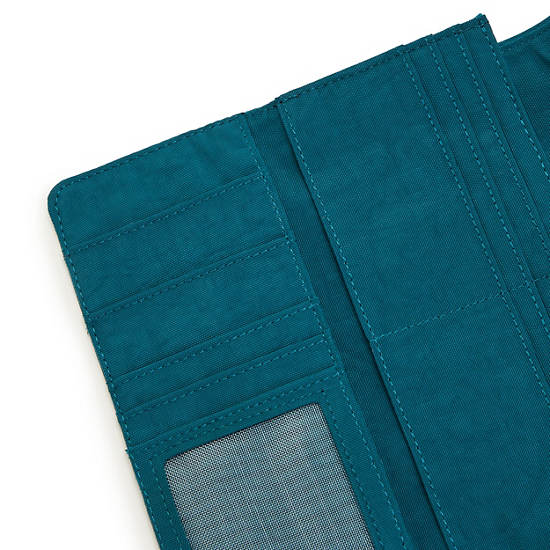 Portefeuilles Kipling Money Land Snap Wallet Turquoise | FR 1021JP